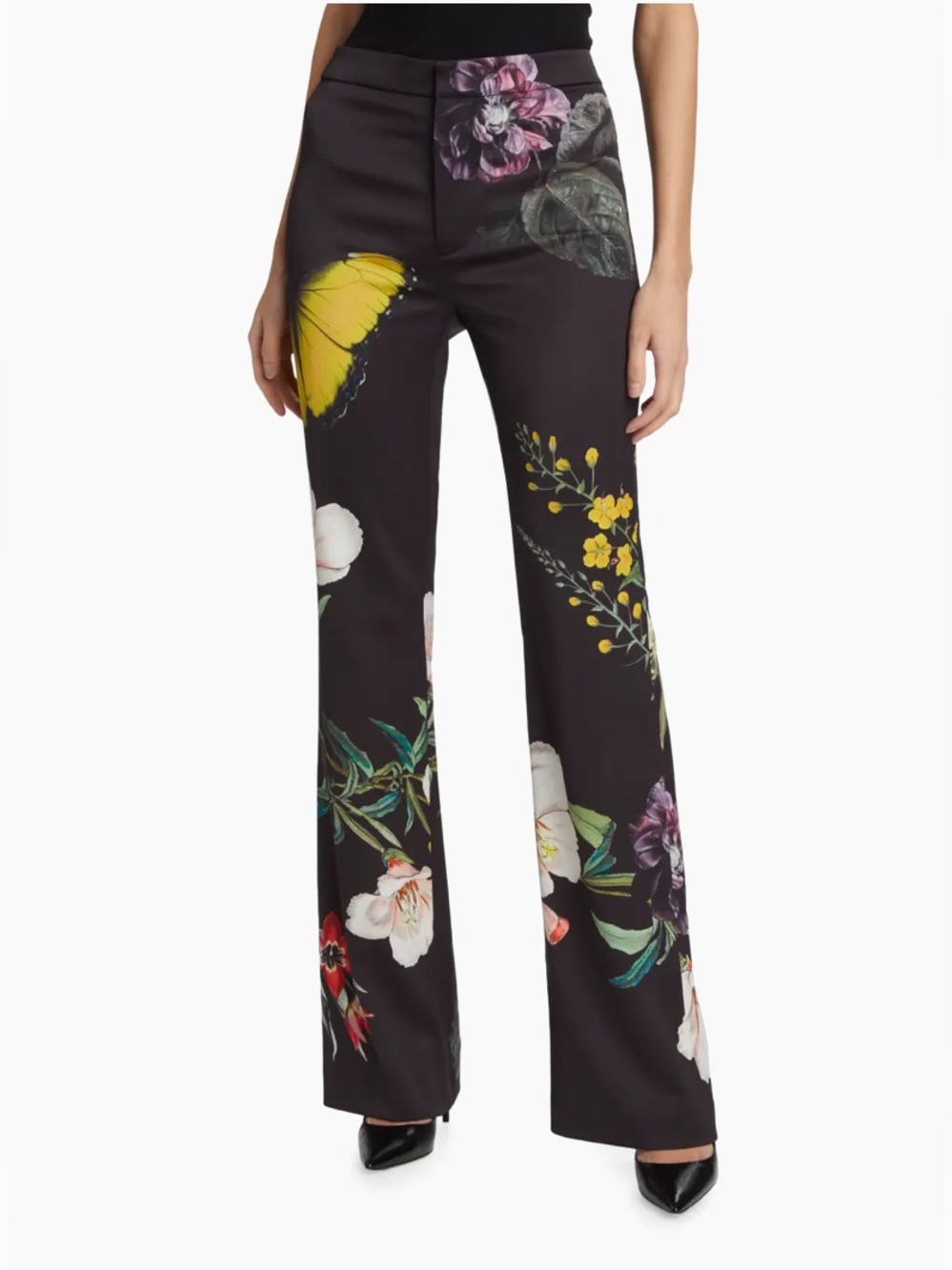 Alice + Olivia Ronnie High Rise Trouser - Picture 4 of 12